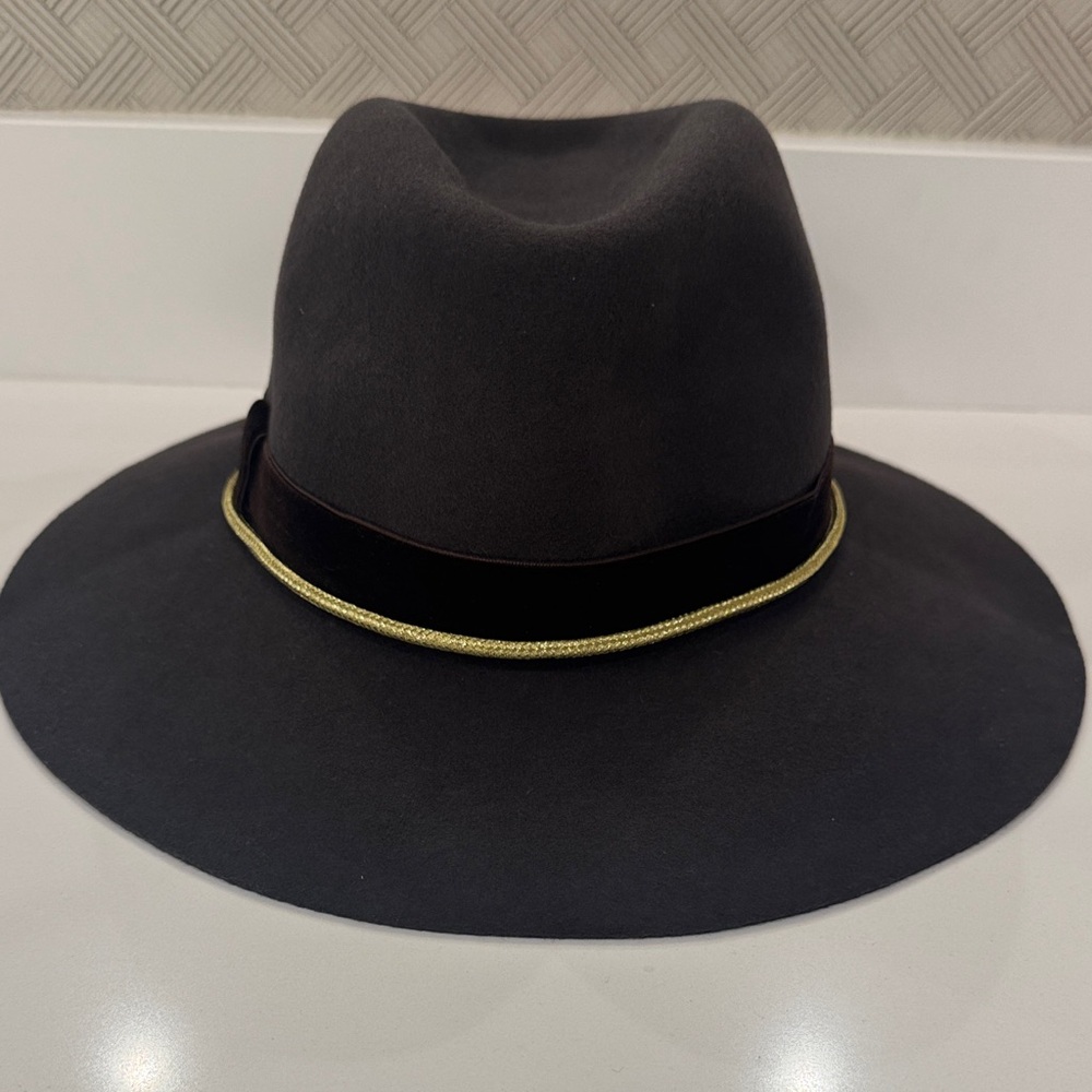 Eugenia Kim Sandy Felt Chain Fedora NEW